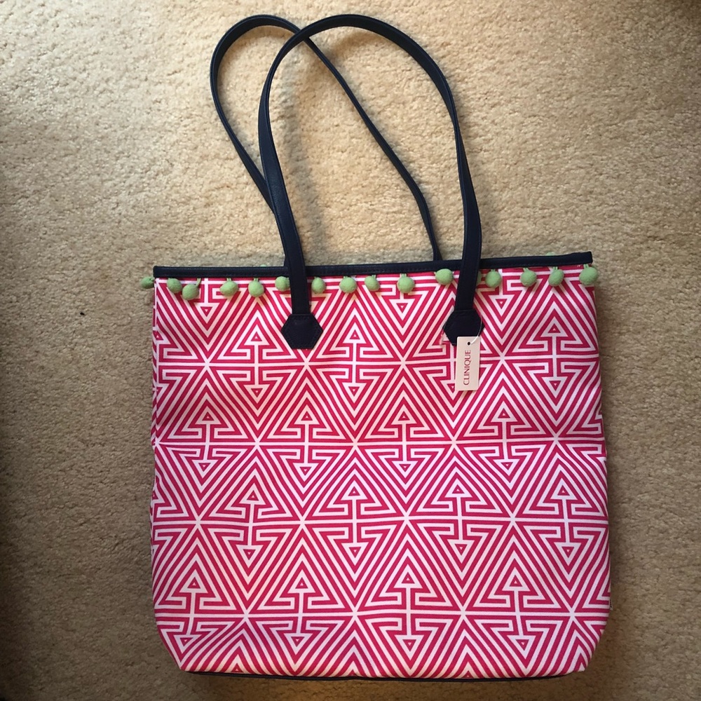 Jonathan Adler x Clinique tote bag